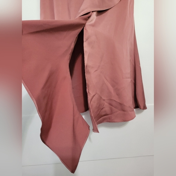 Zara Basic Collection Ruffle Satin Skirt XS - Picture 3 of 8